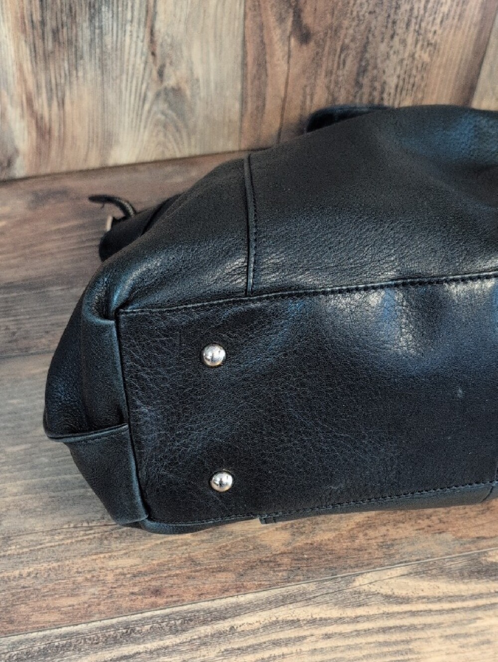 B Makowsky Textured Leather Satchel Handbag Crossbody Shoulder Bag Tote M470 - Picture 7 of 12